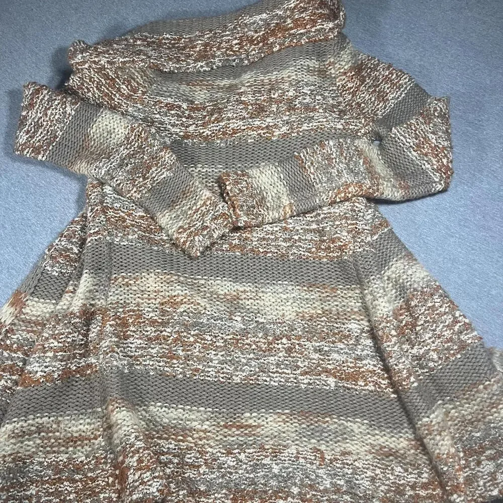 Cynthia Rowley Woman’s Medium Open Front Marled Knit Cardigan Sweater  RN: 75343 - Picture 3 of 9